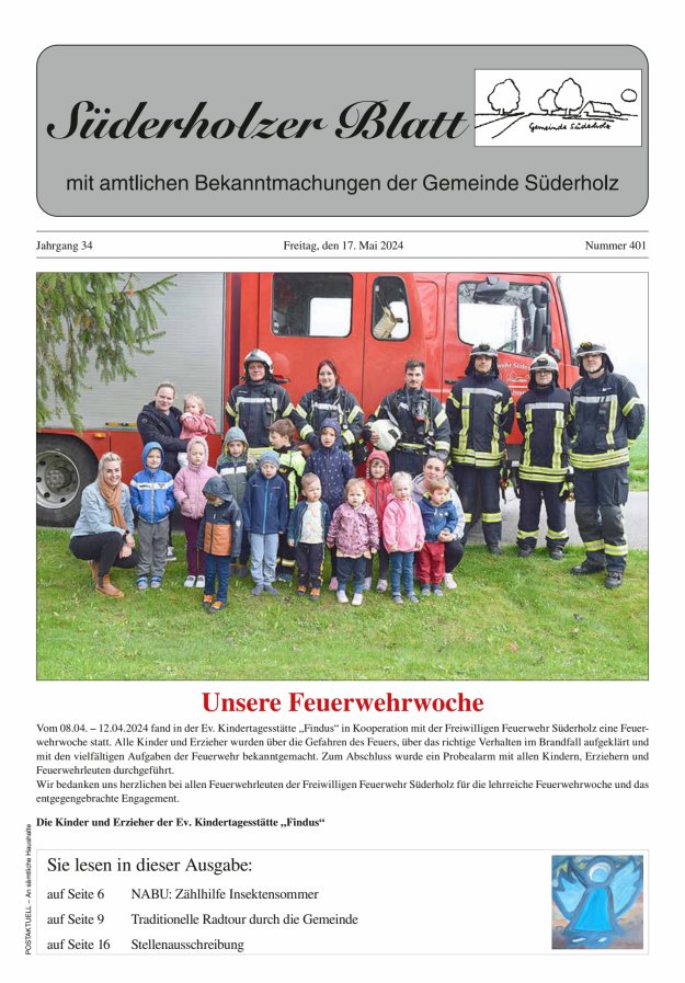 Süderholzer Blatt Titelblatt 401/2024