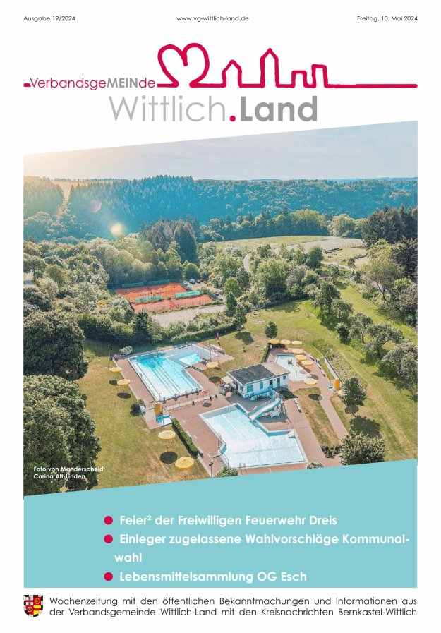 Mein Wittlich.Land Titelblatt 19/2024