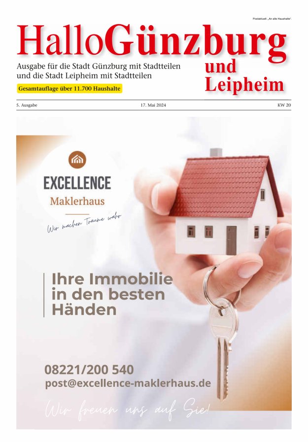 Informationen für die Bürger der Stadt Günzburg und ihrer Stadtteile Titelblatt 05/2024