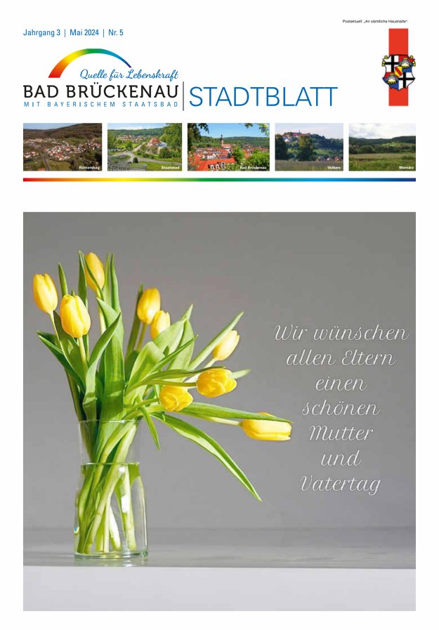 Stadtblatt Bad Brückenau Titelblatt 05/2024