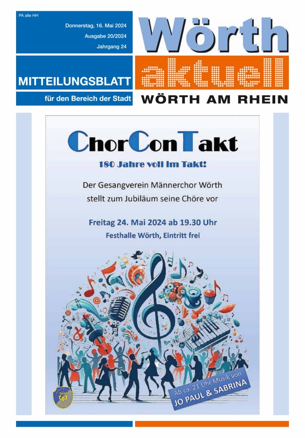 Wörth aktuell Titelblatt 19/2024
