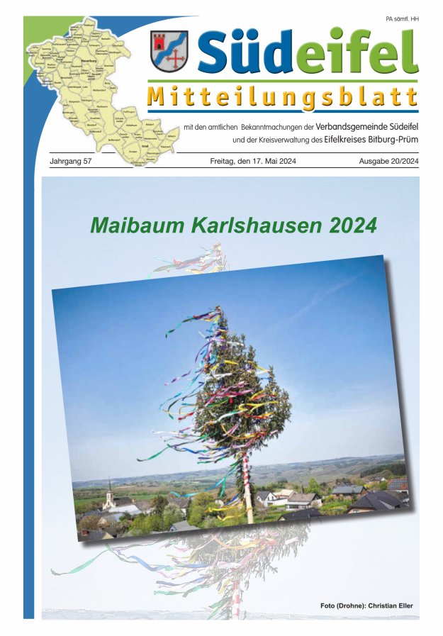 Mitteilungsblatt Südeifel Titelblatt 20/2024