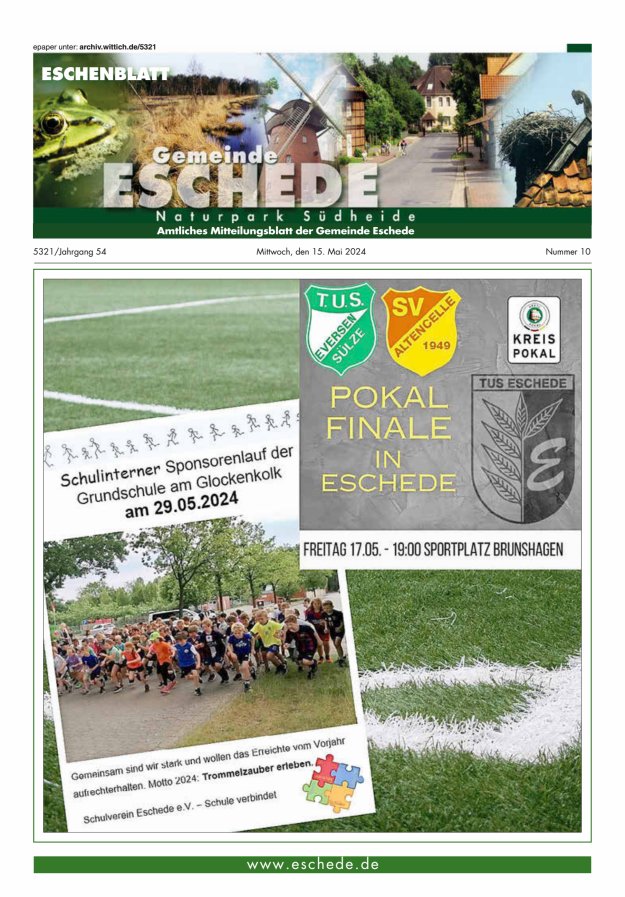 Eschenblatt Titelblatt 10/2024