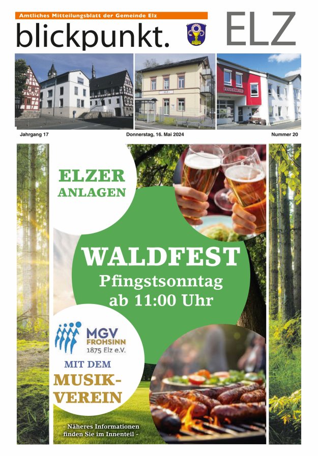 Blickpunkt Elz Titelblatt 20/2024