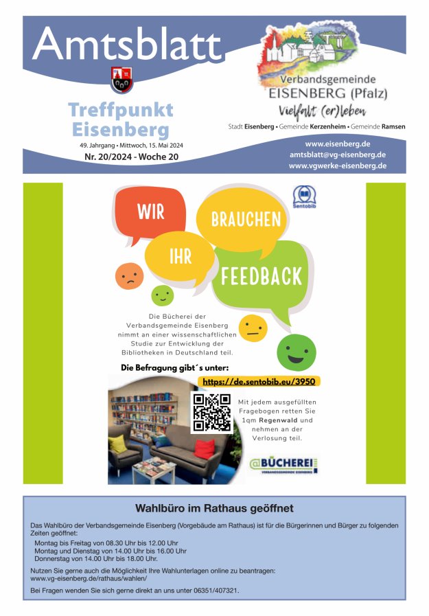 Treffpunkt Eisenberg Titelblatt 20/2024
