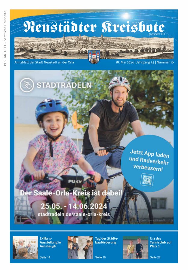 Neustädter Kreisbote Titelblatt 10/2024