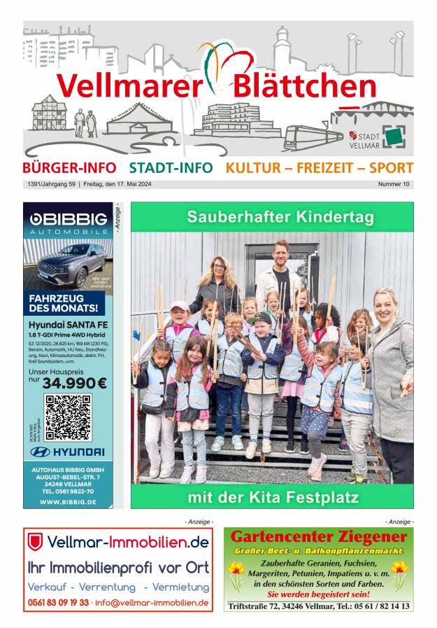 Vellmarer Blättchen Titelblatt 10/2024