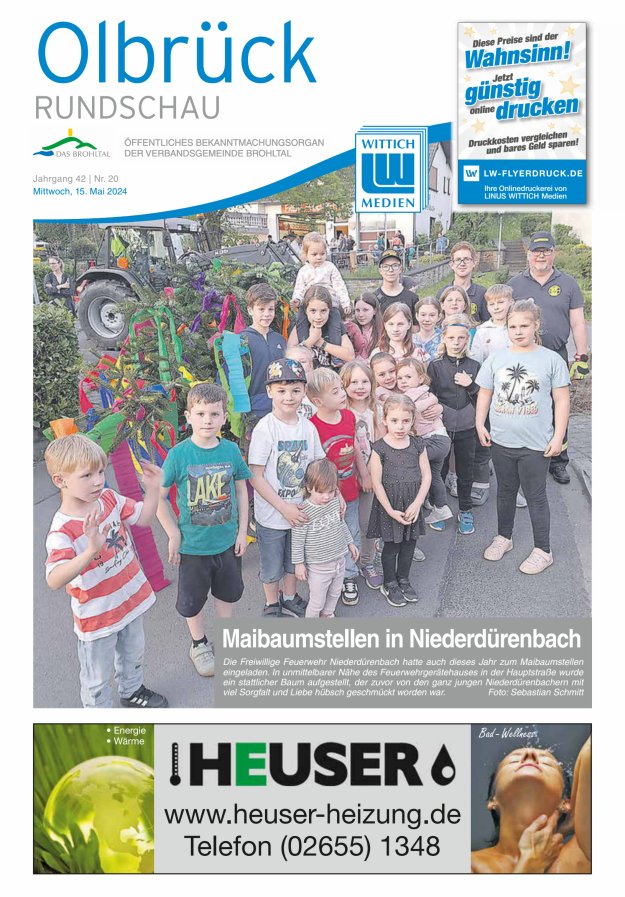 Olbrück Rundschau Titelblatt 20/2024