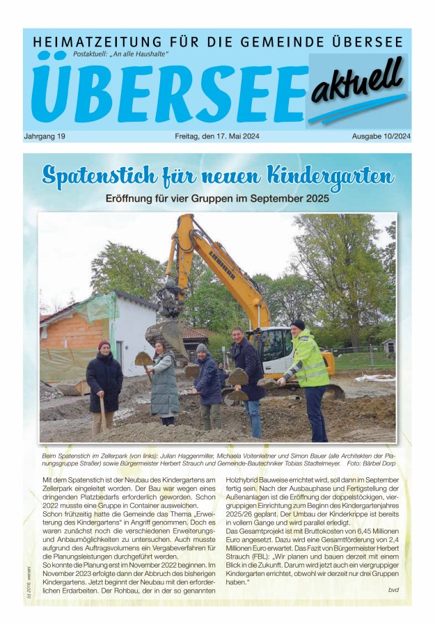 Übersee Aktuell Titelblatt 10/2024