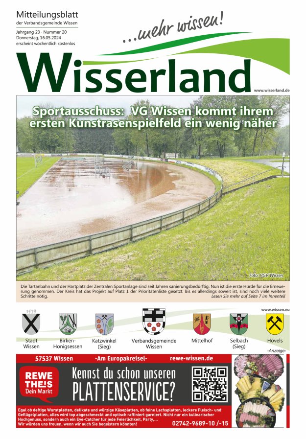 Mitteilungsblatt Wissen - Wisserland...mehr wissen! Titelblatt 20/2024