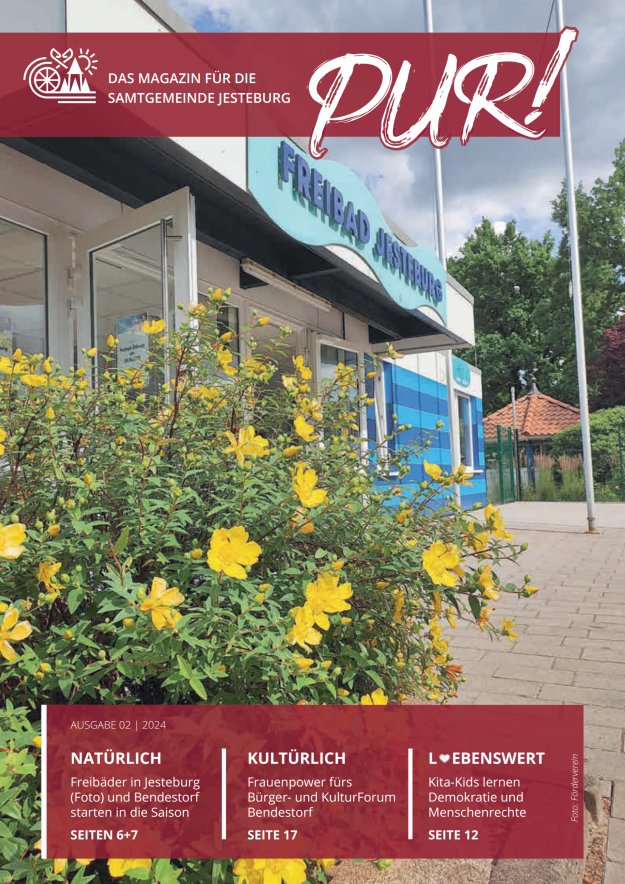Das Magazin für die Samtgemeinde Jesteburg - PUR Titelblatt 02/2024