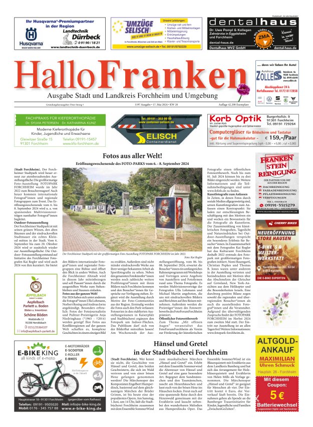 Hallo Franken Titelblatt 1197/2024
