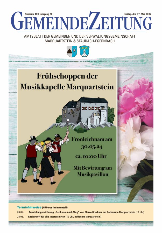 Marquartsteiner und Staudach-Egerndacher Nachrichten Titelblatt 10/2024