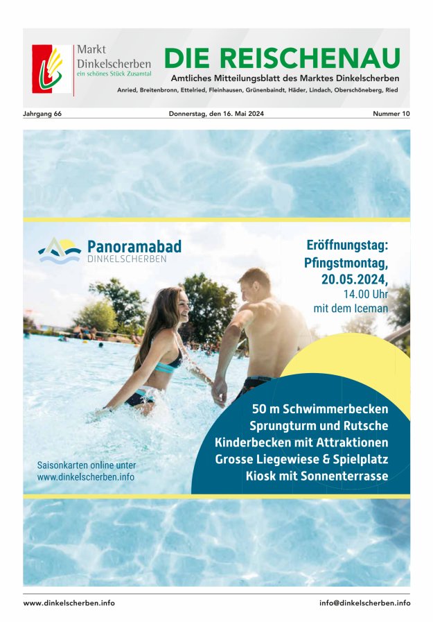 Die Reischenau Titelblatt 10/2024