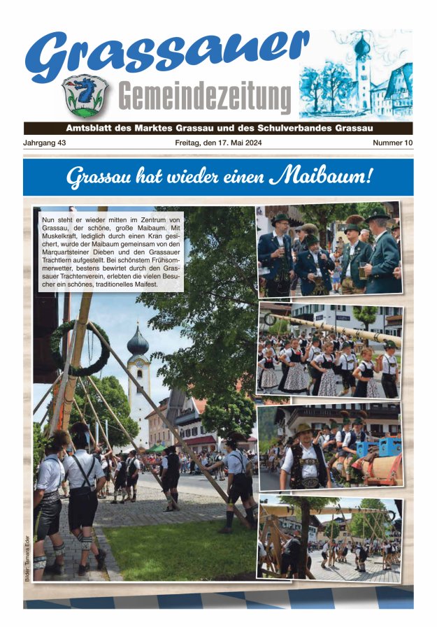 Grassauer Gemeindezeitung Titelblatt 10/2024