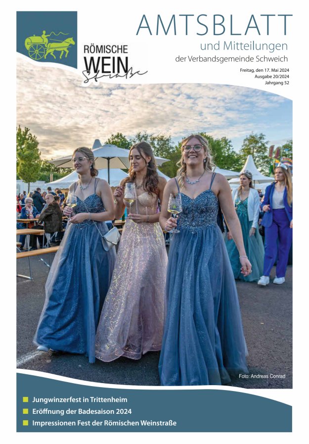 Amtsblatt VG Schweich Titelblatt 20/2024