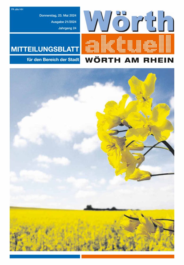 Wörth aktuell Titelblatt 20/2024