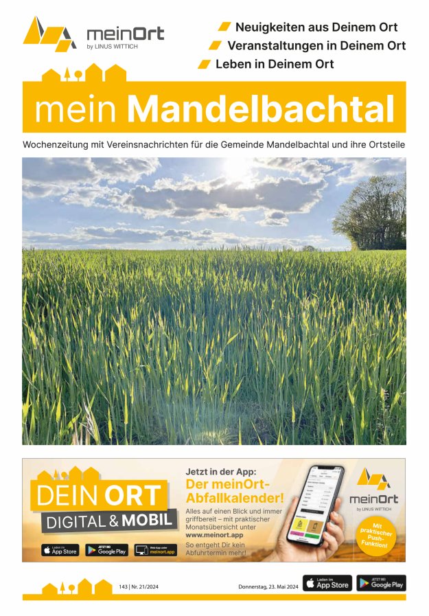 mein Mandelbachtal Titelblatt 21/2024