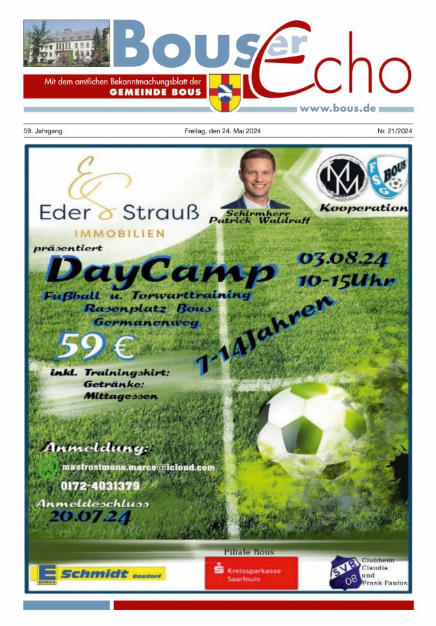 Bouser Echo Titelblatt 21/2024
