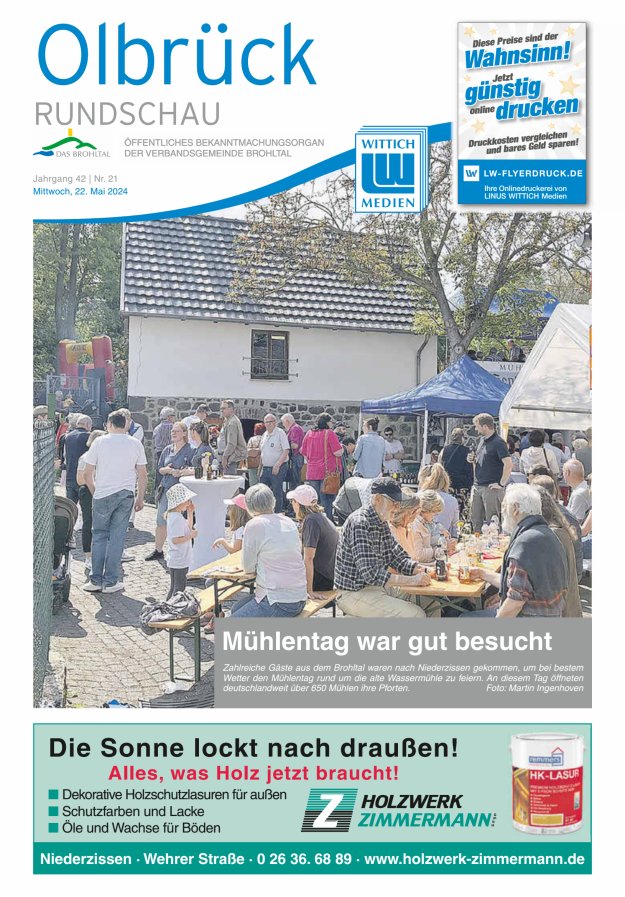 Olbrück Rundschau Titelblatt 21/2024