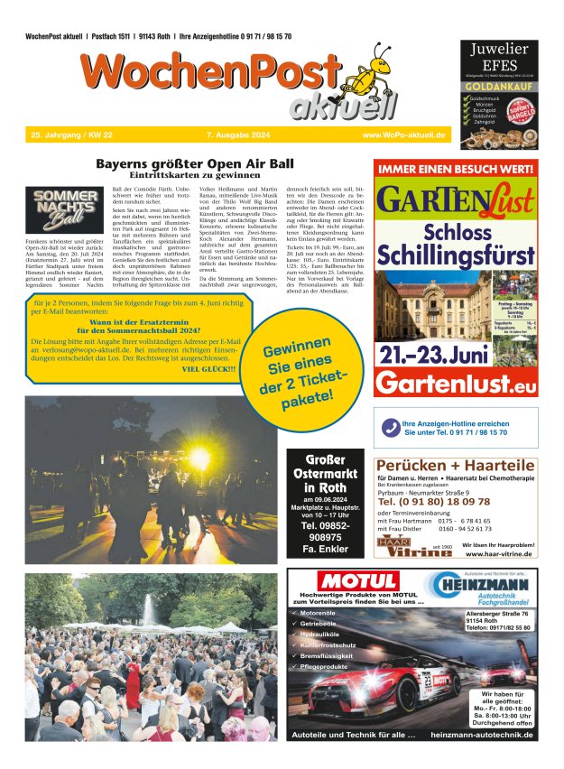 Wochenpost aktuell Titelblatt 07/2024