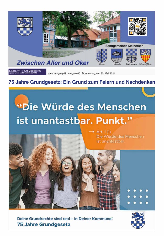 Zwischen Aller und Oker Titelblatt 06/2024