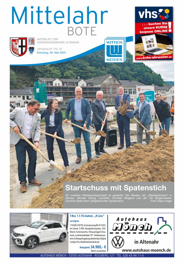 Mittelahr Bote Titelblatt 22/2024