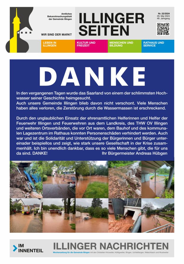 Illinger Seiten Titelblatt 22/2024