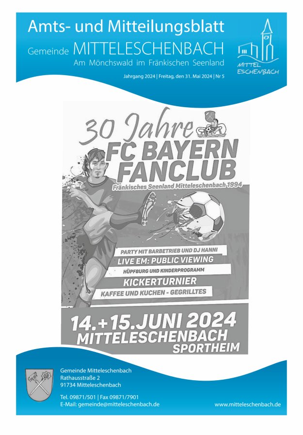 Amts- und Mitteilungsblatt Gemeinde Mitteleschenbach Titelblatt 05/2024