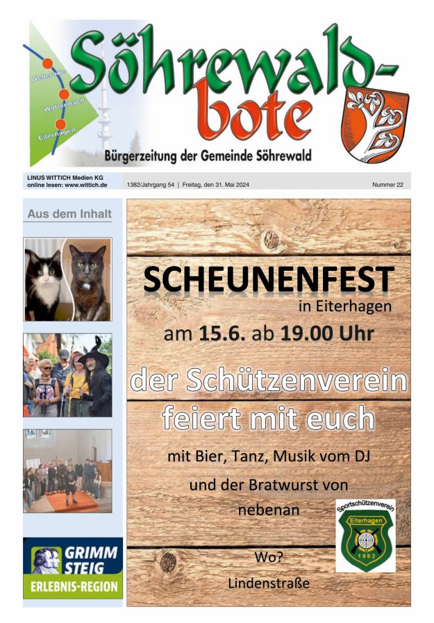 Söhrewaldbote Titelblatt 22/2024