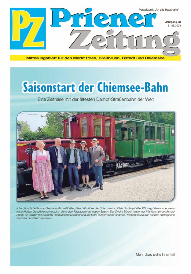 Priener Zeitung Titelblatt 05/2024