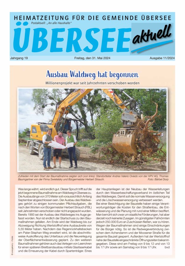 Übersee Aktuell Titelblatt 11/2024
