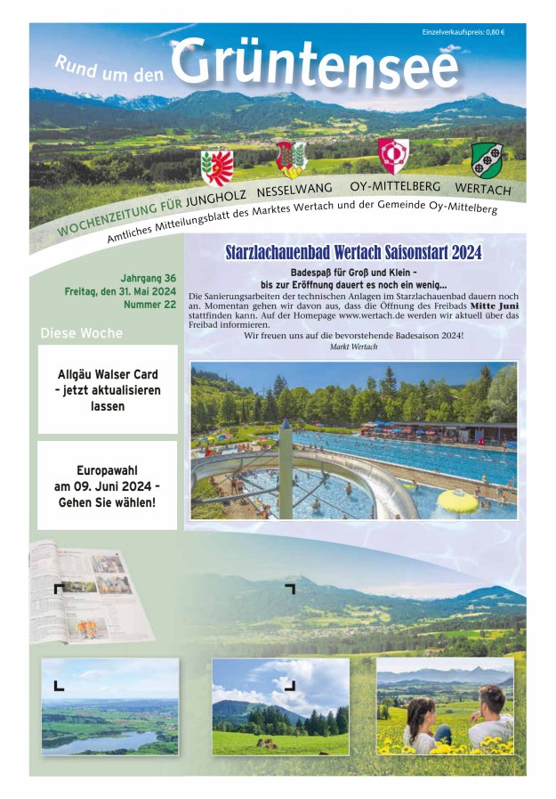 Rund um den Grüntensee Titelblatt 22/2024