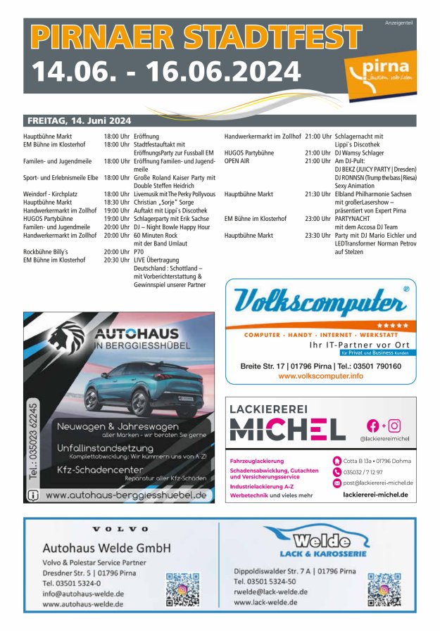 Pirnaer Anzeiger Titelblatt 12/2024