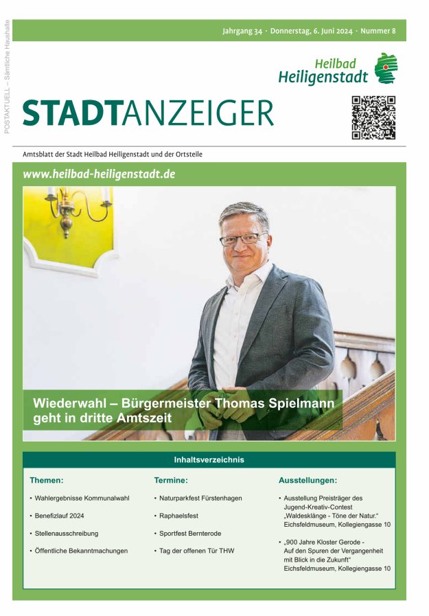 Heiligenstadt Anzeiger Titelblatt 08/2024