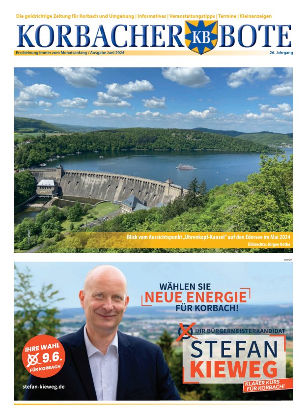 Korbacher Bote Titelblatt 05/2024