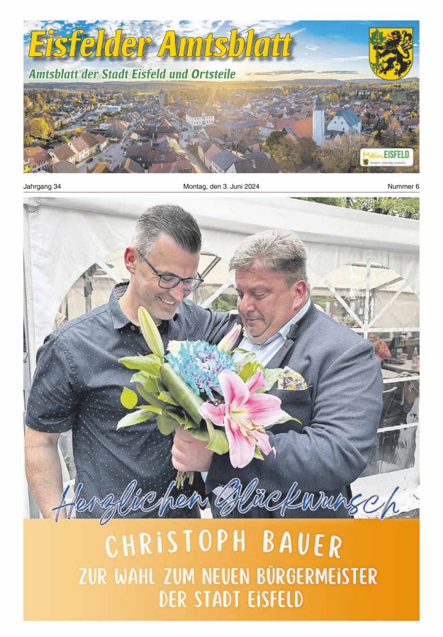 Eisfelder Amtsblatt Titelblatt 06/2024
