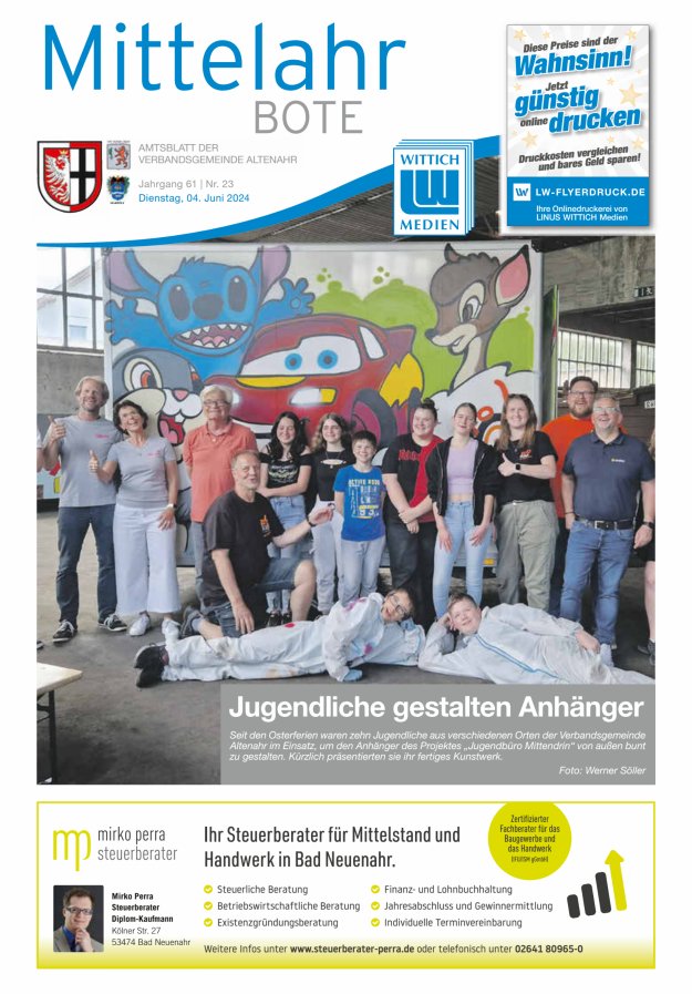 Mittelahr Bote Titelblatt 23/2024