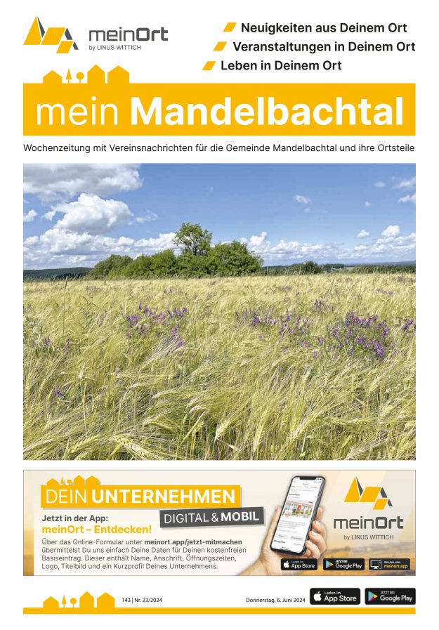 mein Mandelbachtal Titelblatt 23/2024