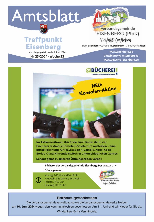 Treffpunkt Eisenberg Titelblatt 23/2024
