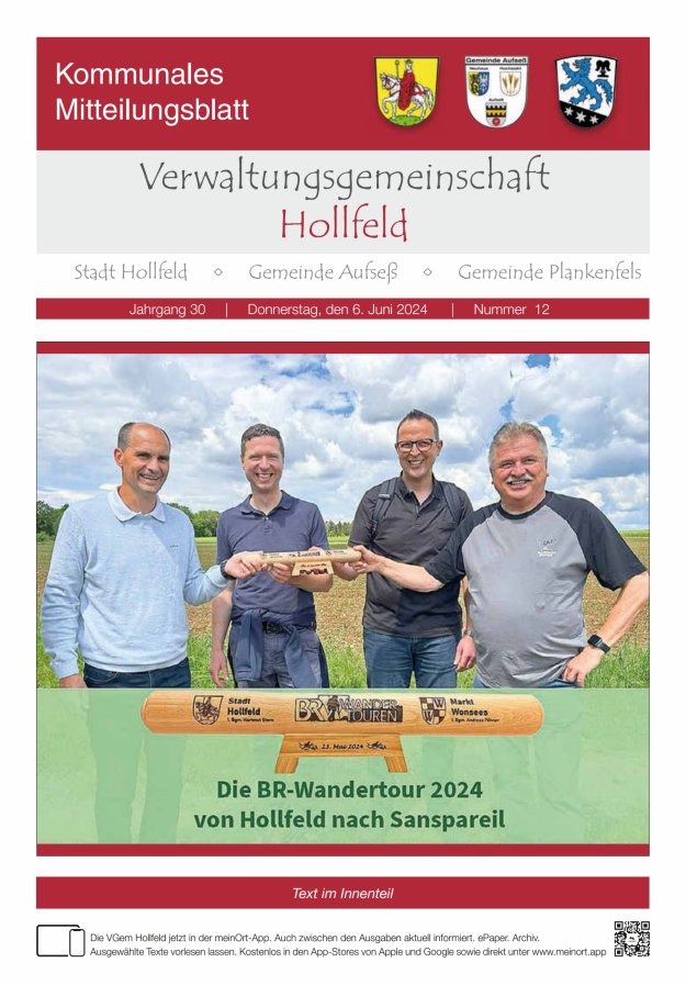 MB der Verwaltungsgemeinschaft Hollfeld  Titelblatt 12/2024