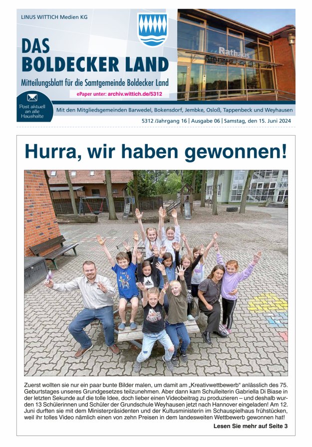 Samtgemeinde Boldecker Land Titelblatt 06/2024