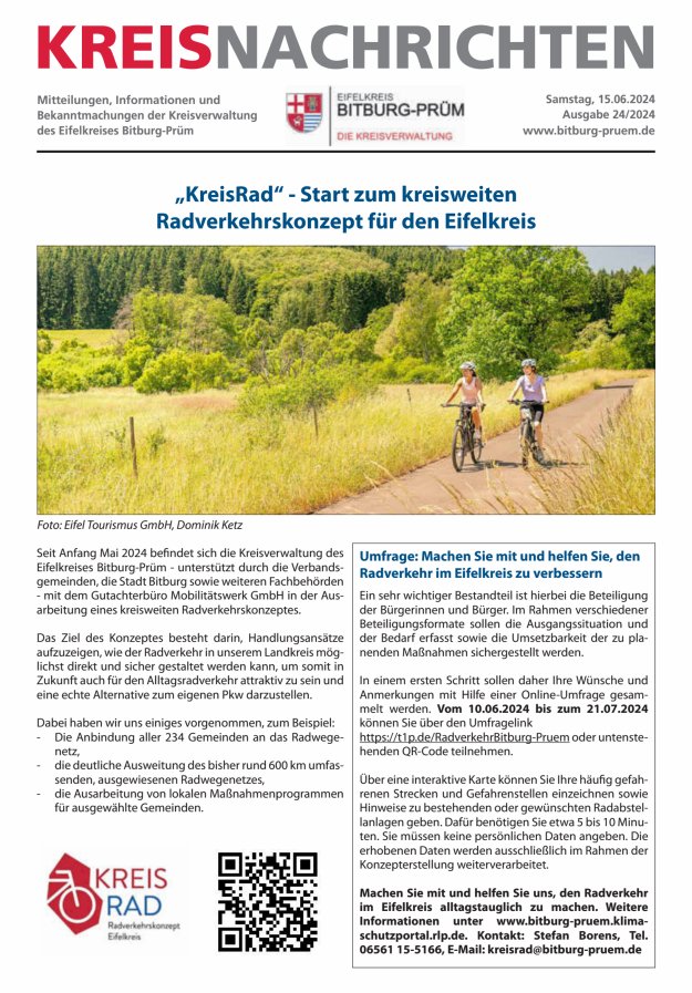 Kreis Bitburg-Prüm Titelblatt 24/2024