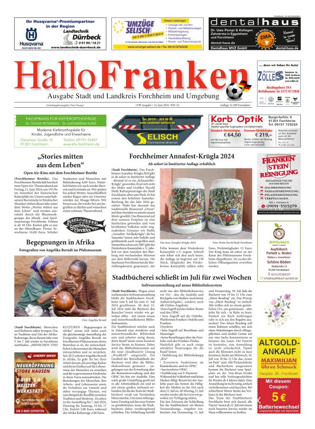 Hallo Franken Titelblatt 1199/2024