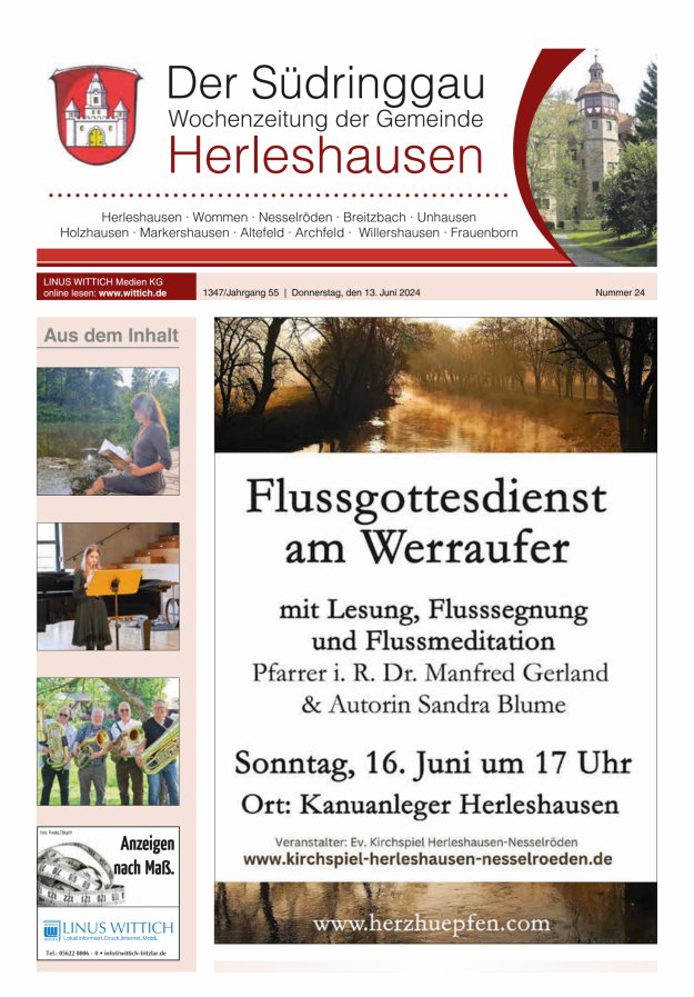 Der Südringgau Titelblatt 24/2024