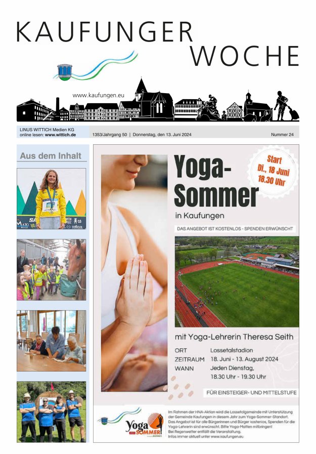 Kaufunger Woche Titelblatt 24/2024