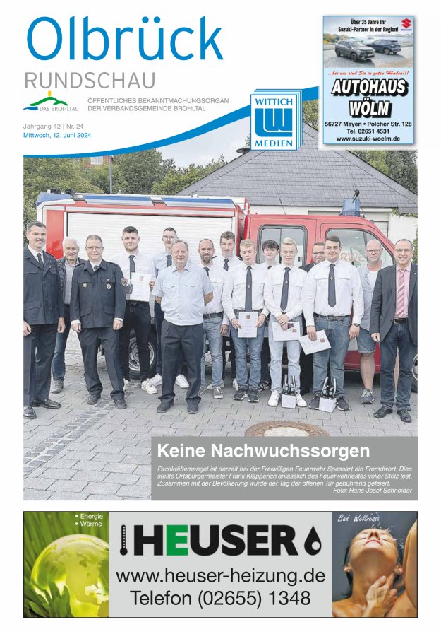 Olbrück Rundschau Titelblatt 24/2024