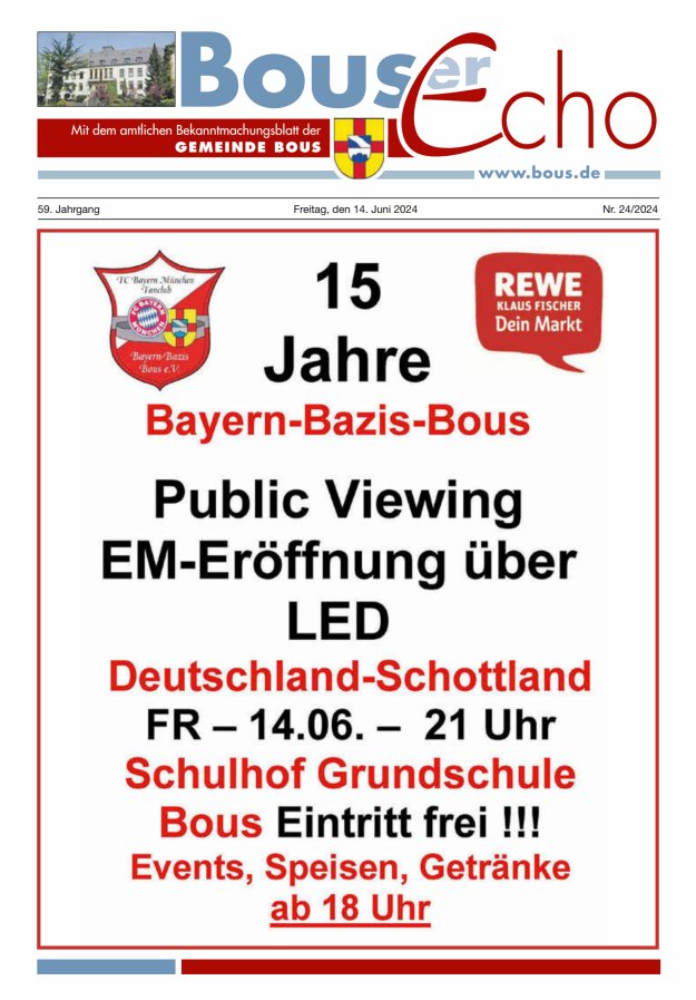 Bouser Echo Titelblatt 24/2024
