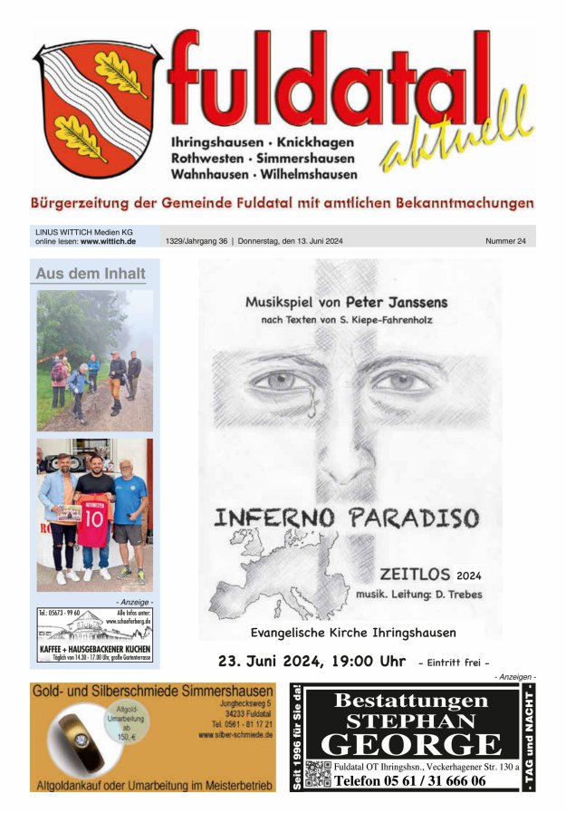 Fuldatal aktuell Titelblatt 24/2024