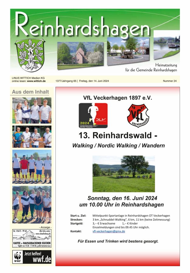 Unser Blättchen Titelblatt 24/2024